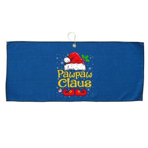 Matching Family Christmas Santa Hat Xmas Funny Pawpaw Claus Large Microfiber Waffle Golf Towel