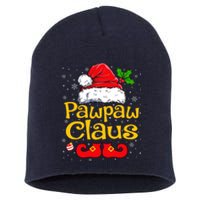 Matching Family Christmas Santa Hat Xmas Funny Pawpaw Claus Short Acrylic Beanie