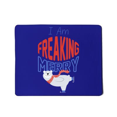 Matching Family Christmas Funny Costume I Am Freaking Merry Cute Gift Mousepad