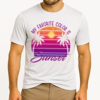 My Favorite Color Is Sunset Retro Summer Performance Shirt