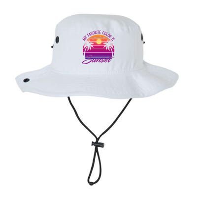 My Favorite Color Is Sunset Retro Summer Bucket Hat