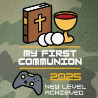 My First Communion 2025 New Level Achieved Legacy Tie Dye Trucker Hat