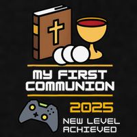 My First Communion 2025 New Level Achieved Ladies PosiCharge Tri-Blend Wicking Tank