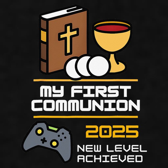 My First Communion 2025 New Level Achieved Ladies PosiCharge Tri-Blend Wicking Tank