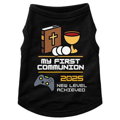 My First Communion 2025 New Level Achieved Doggie Tank