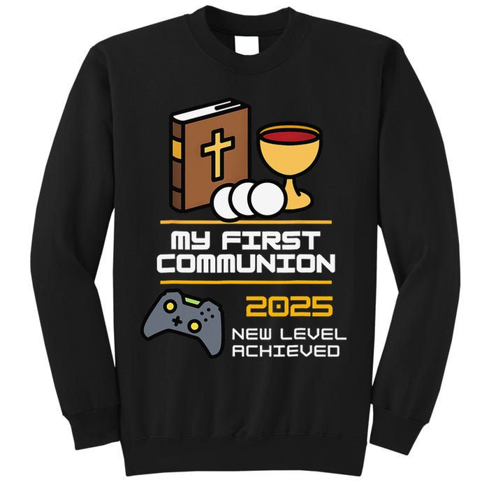 My First Communion 2025 New Level Achieved Sweatshirt