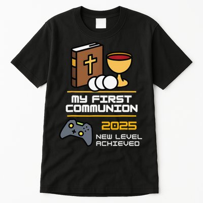 My First Communion 2025 New Level Achieved Tall T-Shirt