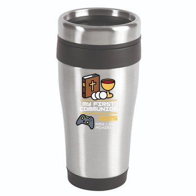 My First Communion 2025 New Level Achieved 16oz Travel Tumbler