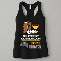 My First Communion 2025 New Level Achieved Womens Tank Top