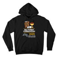 My First Communion 2025 New Level Achieved Tall Hoodie