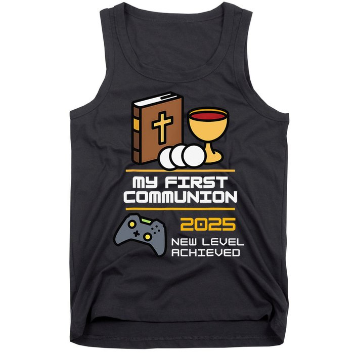 My First Communion 2025 New Level Achieved Tank Top
