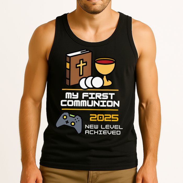 My First Communion 2025 New Level Achieved Tank Top