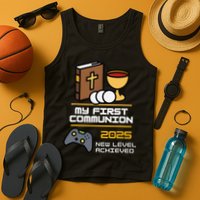 My First Communion 2025 New Level Achieved Tank Top
