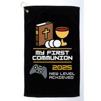 My First Communion 2025 New Level Achieved Golf Towel
