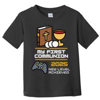 My First Communion 2025 New Level Achieved Toddler T-Shirt