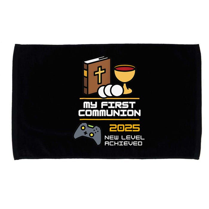 My First Communion 2025 New Level Achieved Microfiber Hand Towel