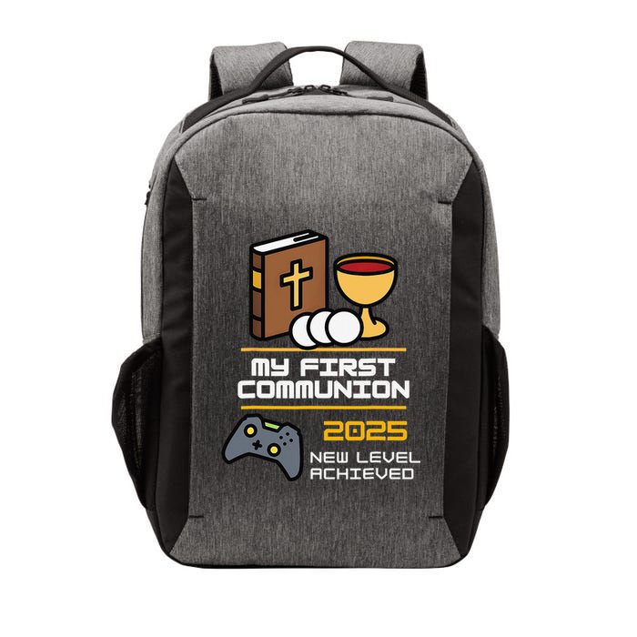 My First Communion 2025 New Level Achieved Vector Backpack