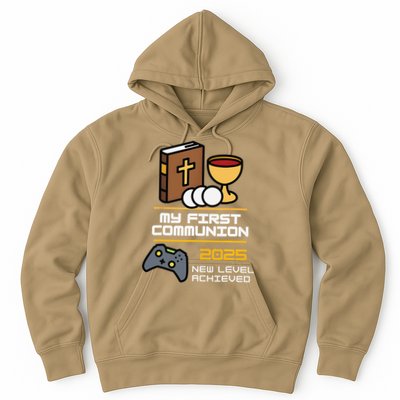 My First Communion 2025 New Level Achieved Hoodie