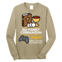 My First Communion 2025 New Level Achieved Long Sleeve Shirt