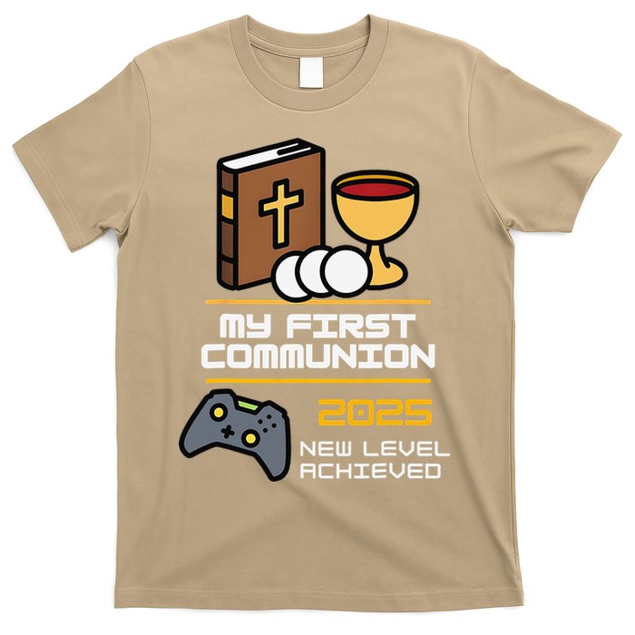 My First Communion 2025 New Level Achieved T-Shirt
