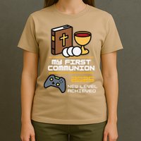My First Communion 2025 New Level Achieved T-Shirt
