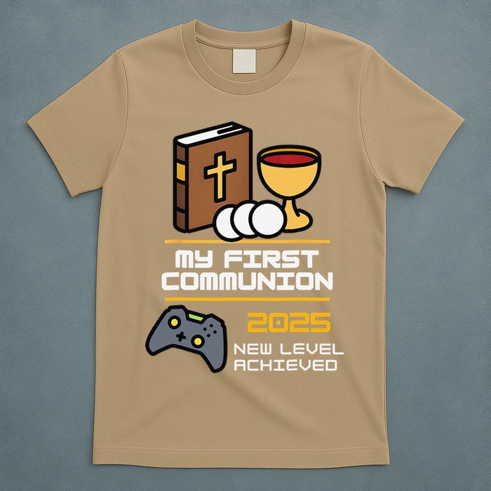 My First Communion 2025 New Level Achieved T-Shirt