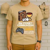 My First Communion 2025 New Level Achieved T-Shirt