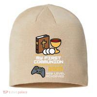 My First Communion 2025 New Level Achieved Sustainable Beanie