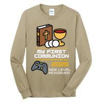 My First Communion 2025 New Level Achieved Tall Long Sleeve T-Shirt