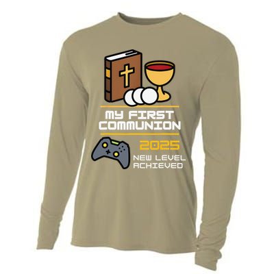 My First Communion 2025 New Level Achieved Cooling Performance Long Sleeve Crew
