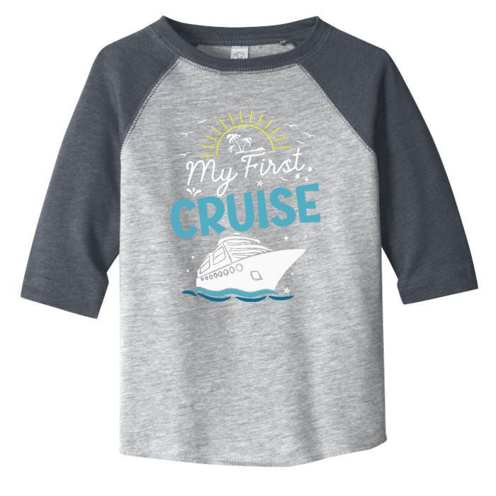 My First Cruise Women And Funny Cruise Trip Toddler Fine Jersey T-Shirt