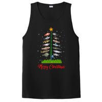 Merry Fishmas Christmas Tree Fish Fishing PosiCharge Competitor Tank