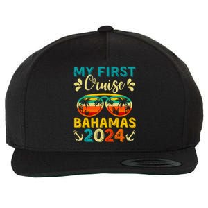 My First Cruise Bahamas 2024 Family Vacation Travel Ship Wool Snapback Cap