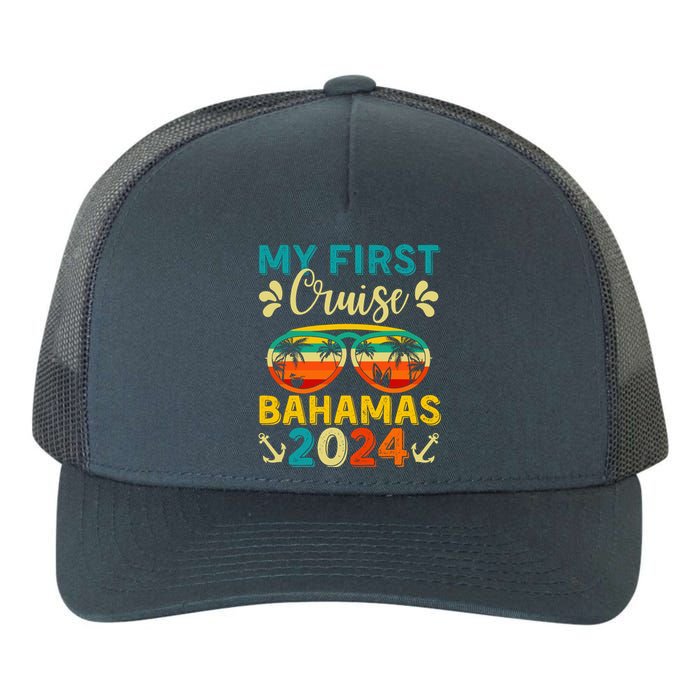 My First Cruise Bahamas 2024 Family Vacation Travel Ship Yupoong Adult 5-Panel Trucker Hat