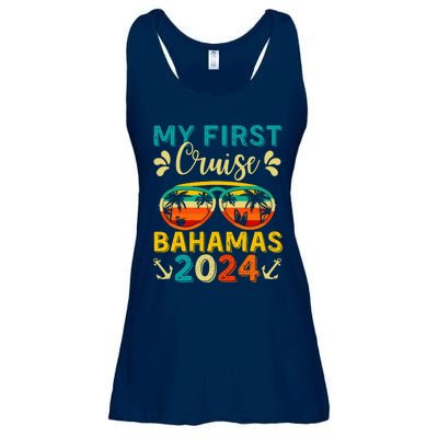 My First Cruise Bahamas 2024 Family Vacation Travel Ship Ladies Essential Flowy Tank