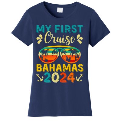 My First Cruise Bahamas 2024 Family Vacation Travel Ship Women's T-Shirt