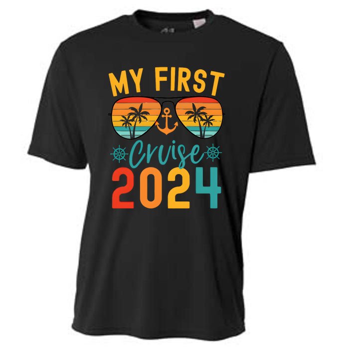 My First Cruise 2024 Cruising Team 2024 Matching Team Cooling Performance Crew T-Shirt