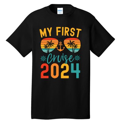 My First Cruise 2024 Cruising Team 2024 Matching Team Tall T-Shirt