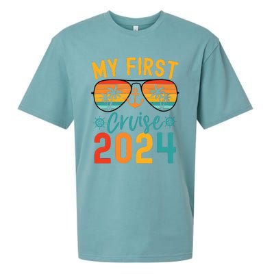 My First Cruise 2024 Cruising Team 2024 Matching Team Sueded Cloud Jersey T-Shirt