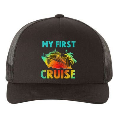 My First Cruise 2024 Group Family Vacation Ship Travel Yupoong Adult 5-Panel Trucker Hat