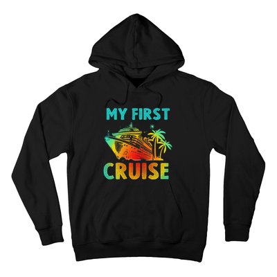 My First Cruise 2024 Group Family Vacation Ship Travel Hoodie