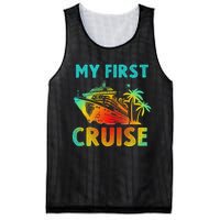 My First Cruise 2024 Group Family Vacation Ship Travel Mesh Reversible Basketball Jersey Tank