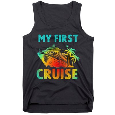 My First Cruise 2024 Group Family Vacation Ship Travel Tank Top