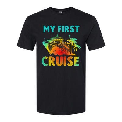 My First Cruise 2024 Group Family Vacation Ship Travel Softstyle CVC T-Shirt