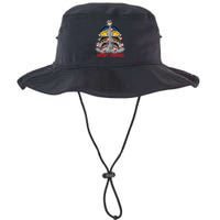 Merry Fishmas Christmas Tree Funny Fishing Lovers Party Legacy Cool Fit Booney Bucket Hat