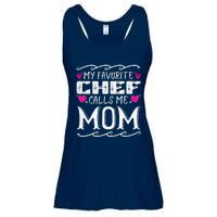 My Favorite Chef Calls Me Mom Funny Cooking Mothers Day Ladies Essential Flowy Tank