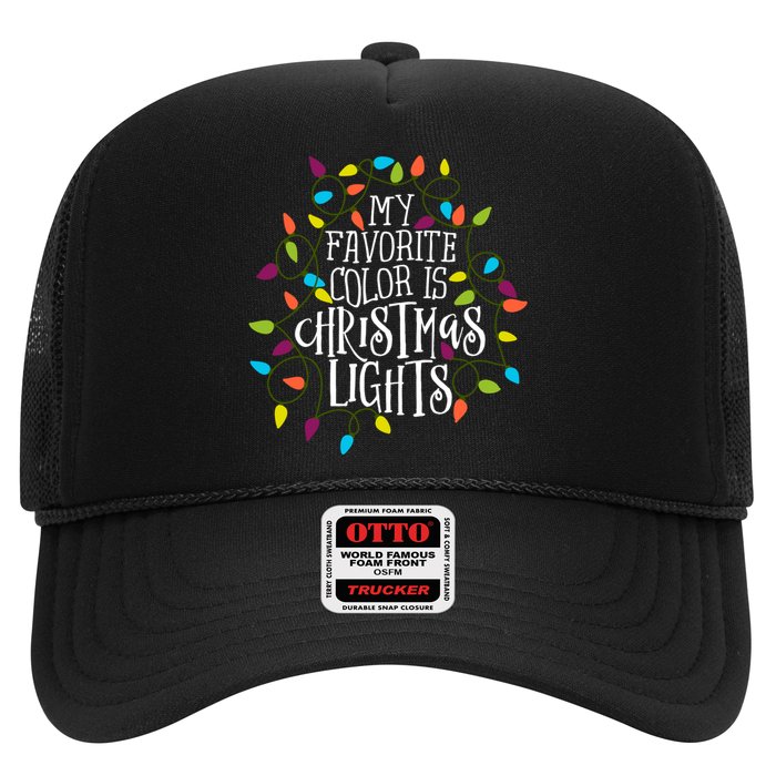 My Favorite Color Is Christmas Lights Gift Hat