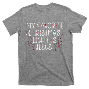 My Favorite Christmas Light Is Jesus T-Shirt