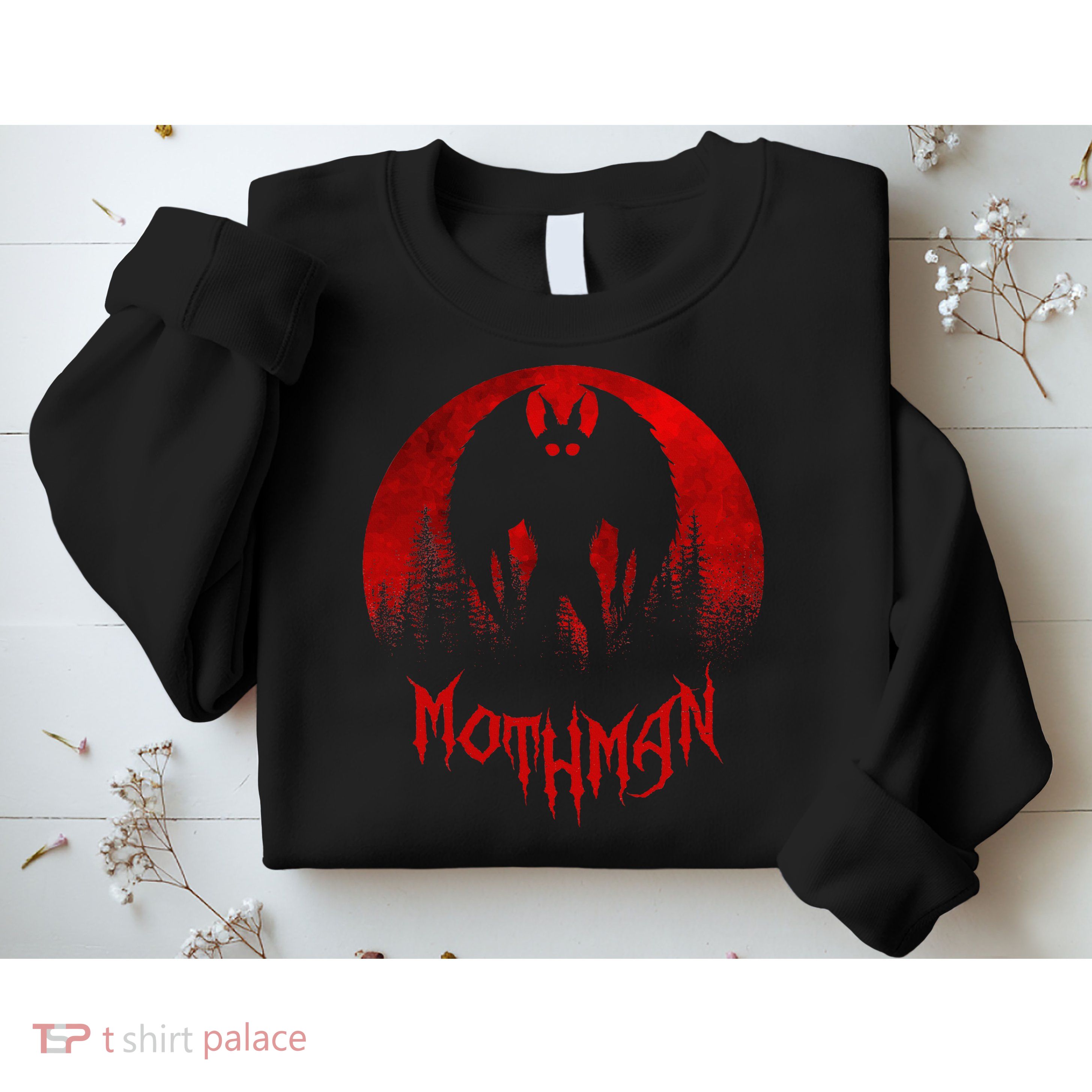 Mothman Folklore Cryptid Sweatshirt