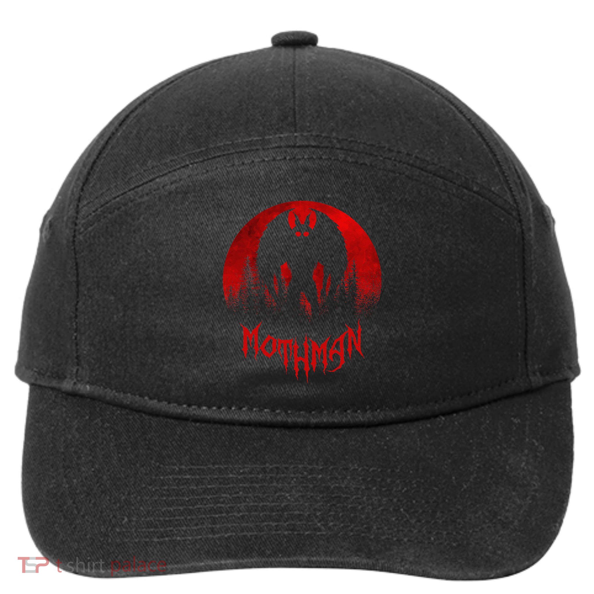 Mothman Folklore Cryptid 7-Panel Snapback Hat